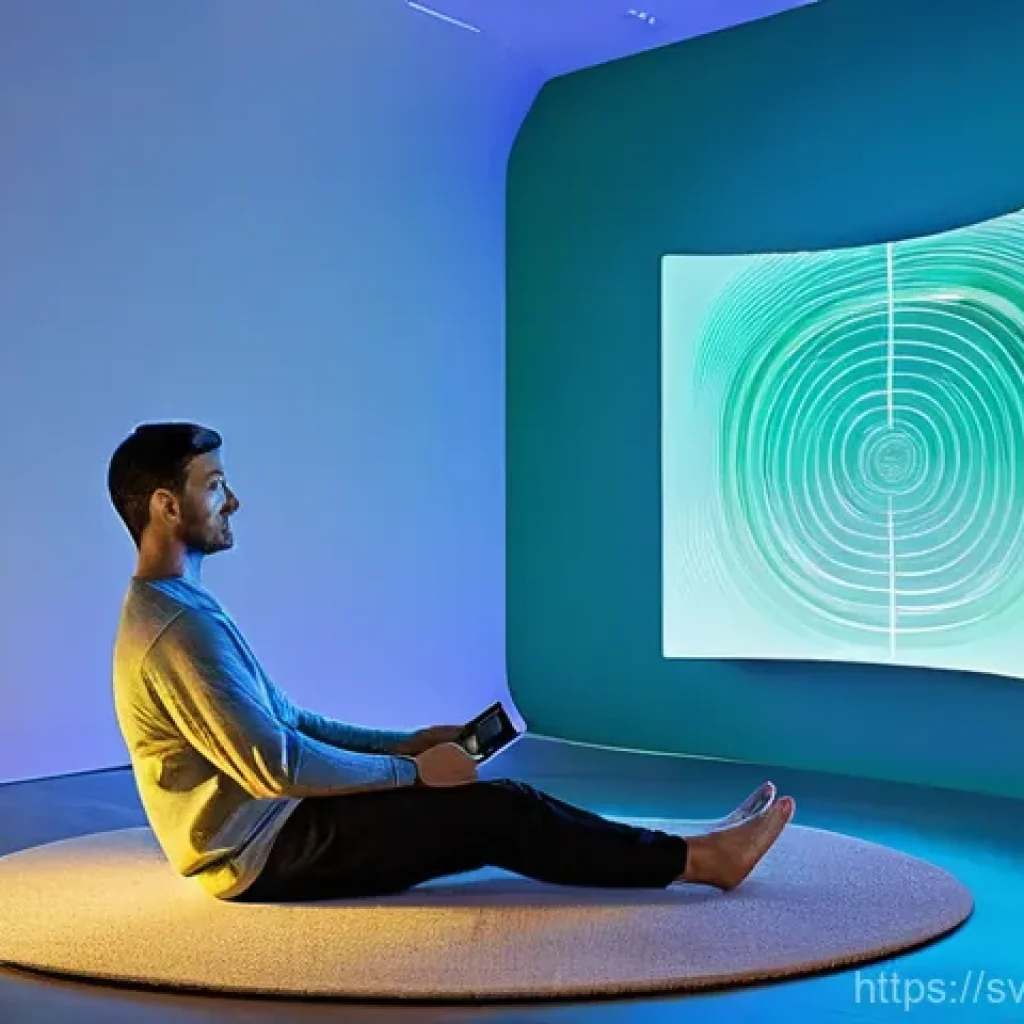 생체 반응 자기 조절법과 심리적 지원 시스템 - **Prompt for Biofeedback: The Mind-Body Connection**
"A person in their late 20s to early 30s, d...