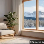 Home 19 생체 반응 자기 조절법의 효과를 높이는 팁 - A serene Scandinavian living room scene featuring a cozy relaxation corner designed for mindfulness ...